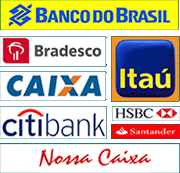 Logotipos dos bancos atendidos